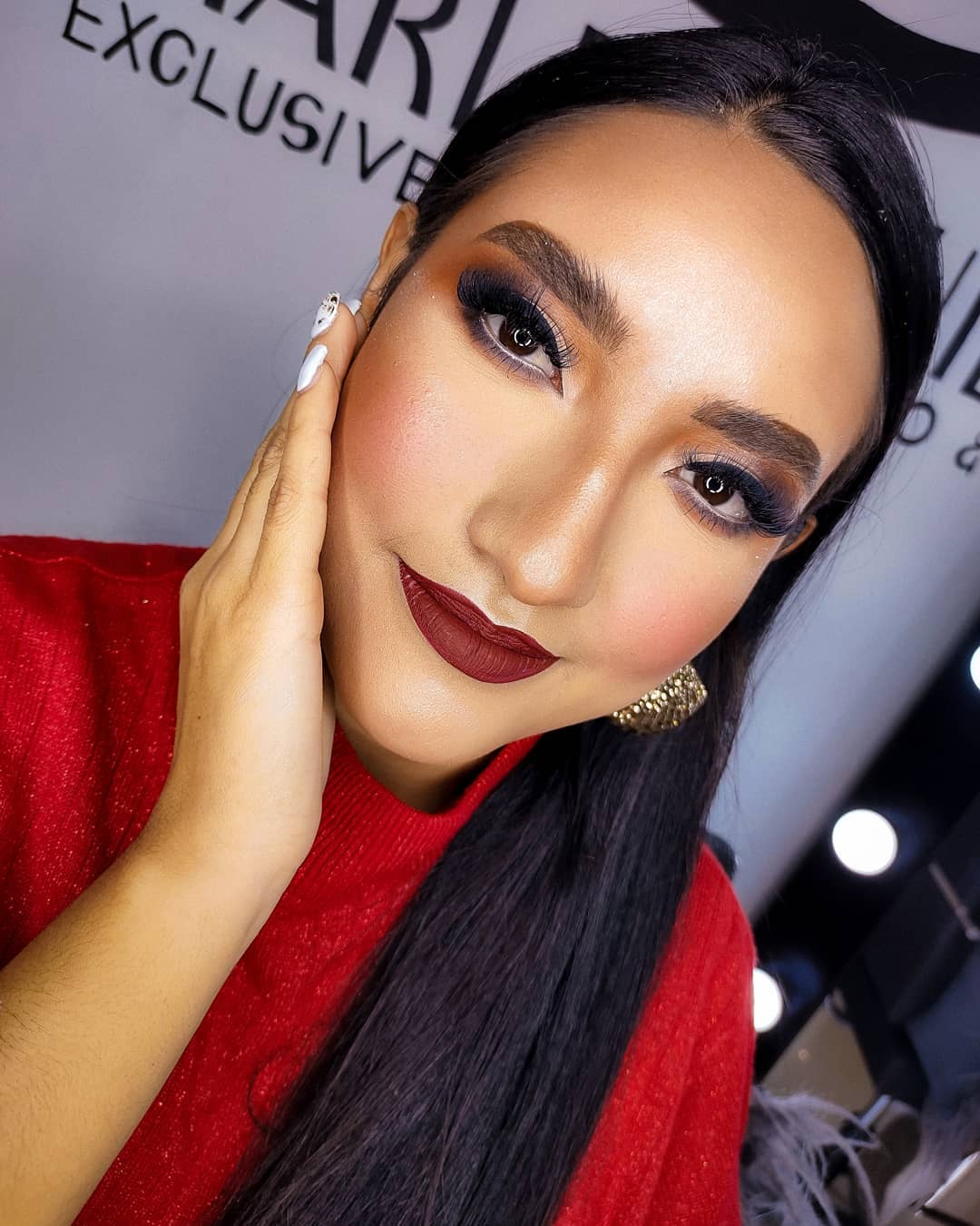 Una técnica muy bella para una hermosa clienta ❤️  #makeup #maquillaje #maqui...