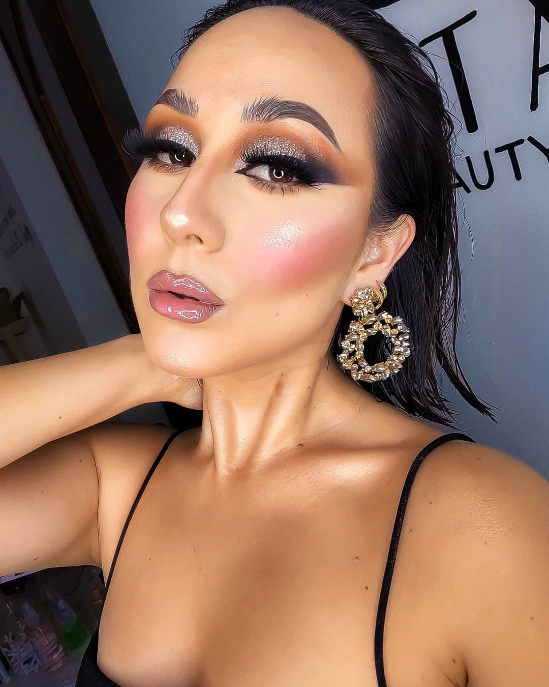 🖤 #makeupartistmarletaguilar #maquiagem_insta #maquillajesocial #makeuplooks...