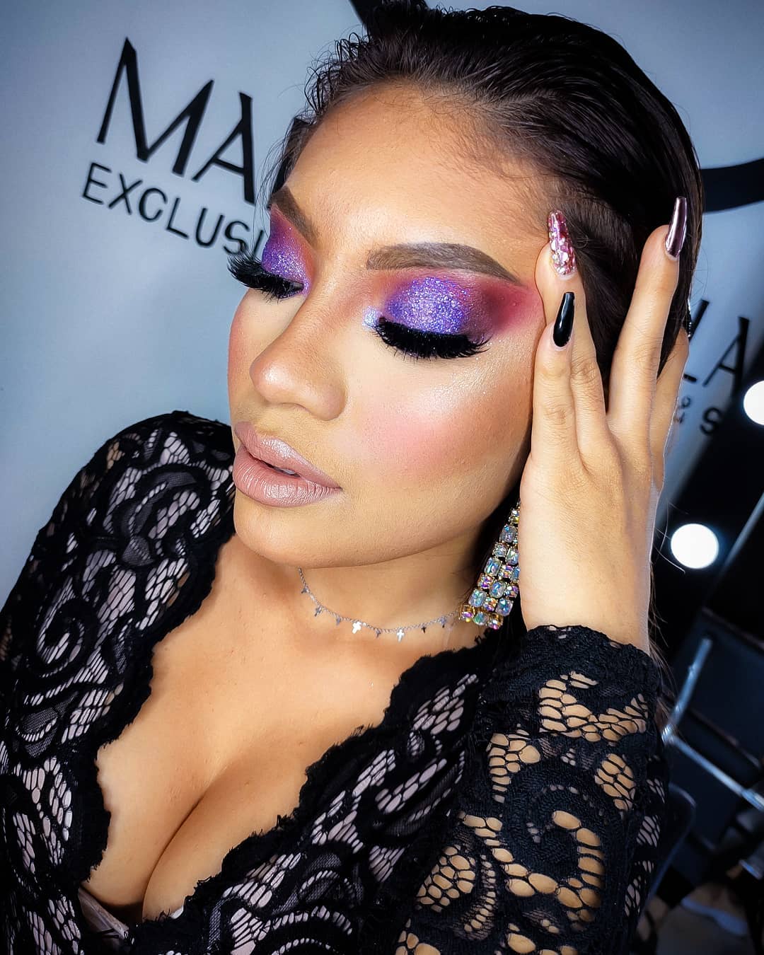 Beauty is an Attitude 💜 @gala_denuvi  #makeupideas #makeupartistmarletaguila...